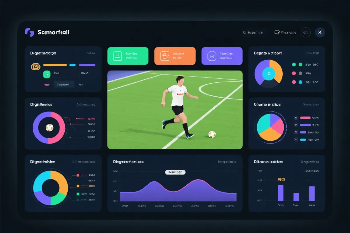 赛事数据可视化与时间线示意